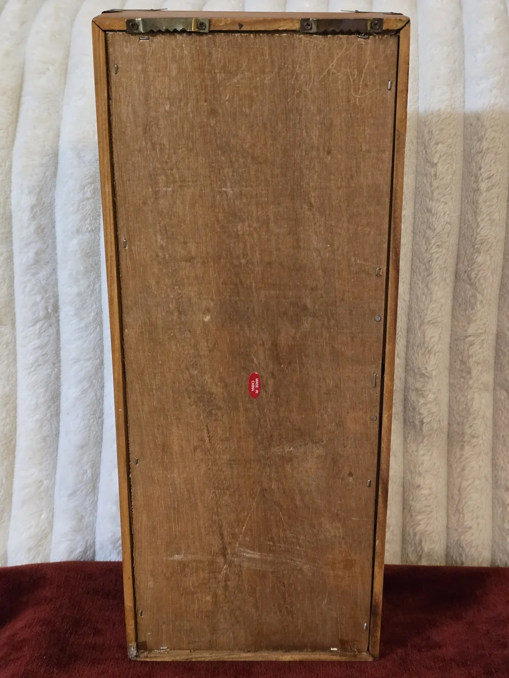 Vintage Rustic Wood Wall Mail Organizer & Key Holder - 3 Tier Letter Sorter
